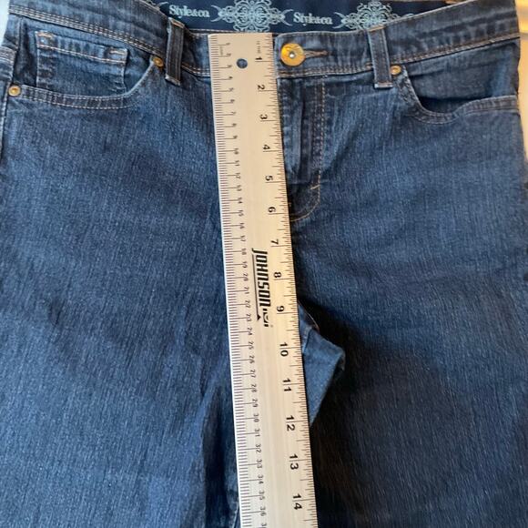 Style & Co women’s Denim Boot Cut Straight Jeans Size 8 Short, Blue - Picture 5 of 11